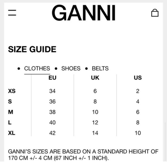 GANNI Size 40/ US Large Floral Print Pleated Georgette Babydoll Mini Dress - Picture 10 of 10